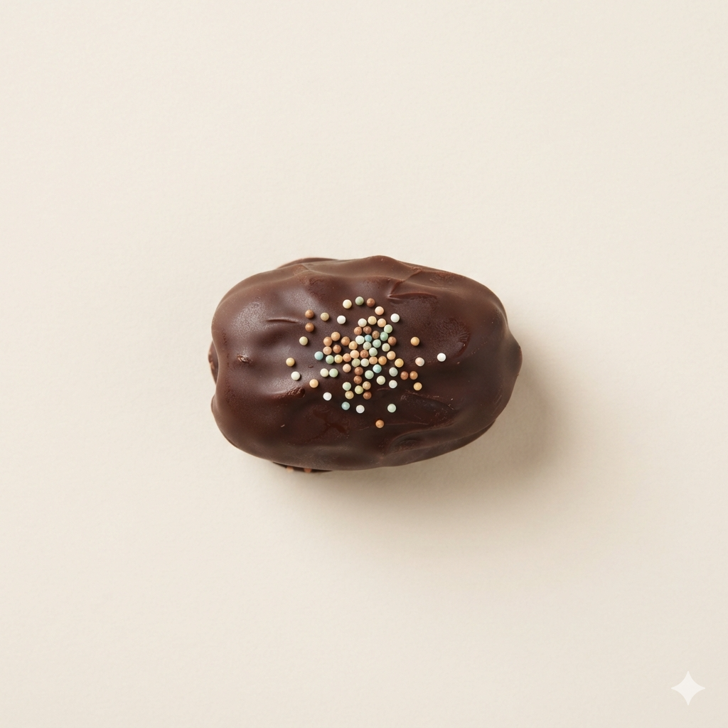 The Dot Date™ — chocolate-covered Medjool date