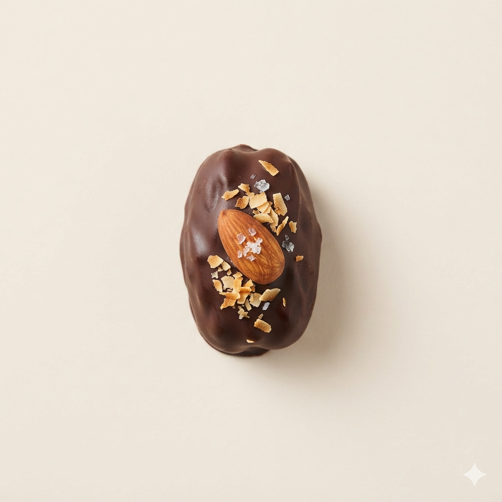 The Double Date — chocolate-covered Medjool date
